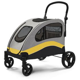 Foldable pet stroller OEM reference photo: a single entry-level stroller built by a pet stroller manufacturer for private-label brands