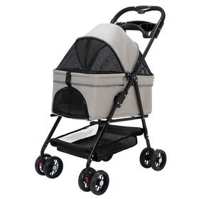 Custom pet stroller manufacturer sample: a standard single stroller reviewed for materials and FOB pricing breakdown