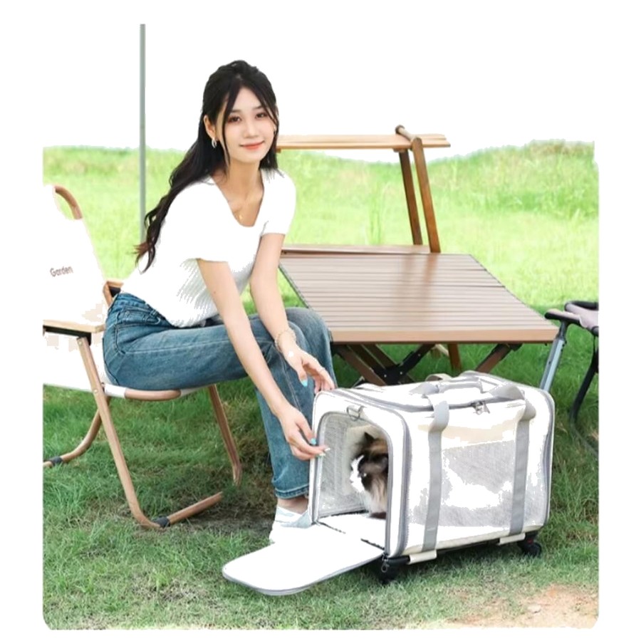 Portable Pet Stroller Travel Suitcase for Dogs & Cats - view 2