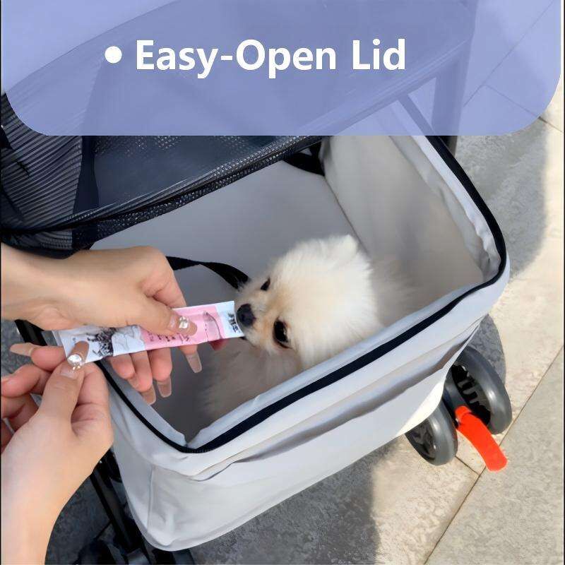 Lightweight Foldable Pet Stroller, Breathable Mesh Cat Stroller - view 3